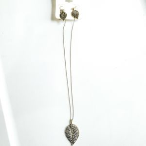 SAO Leaf Necklace Set